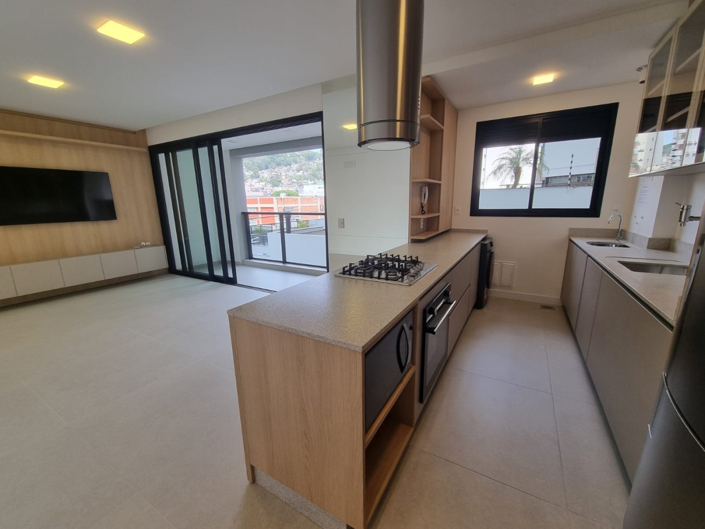 Sala e cozinha